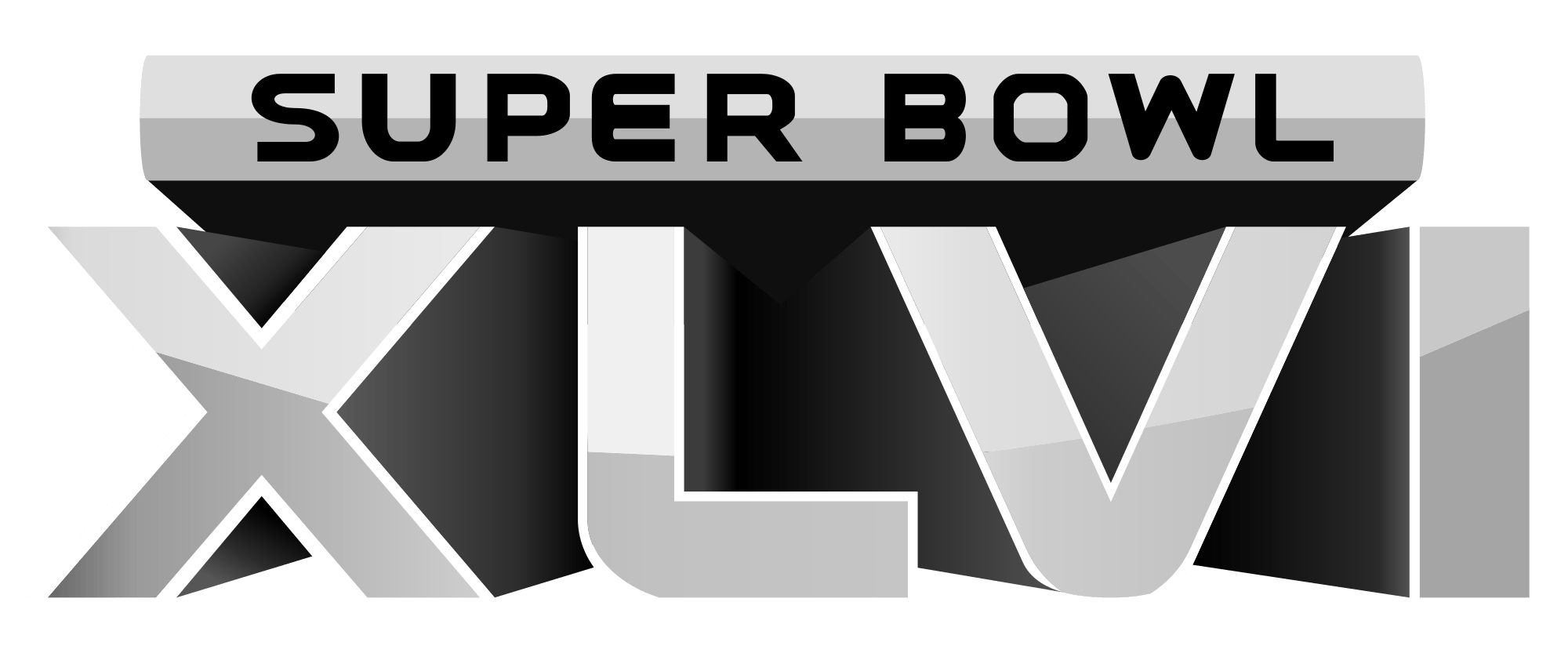 XLVI Logo - Super Bowl XLVI Logo.svg