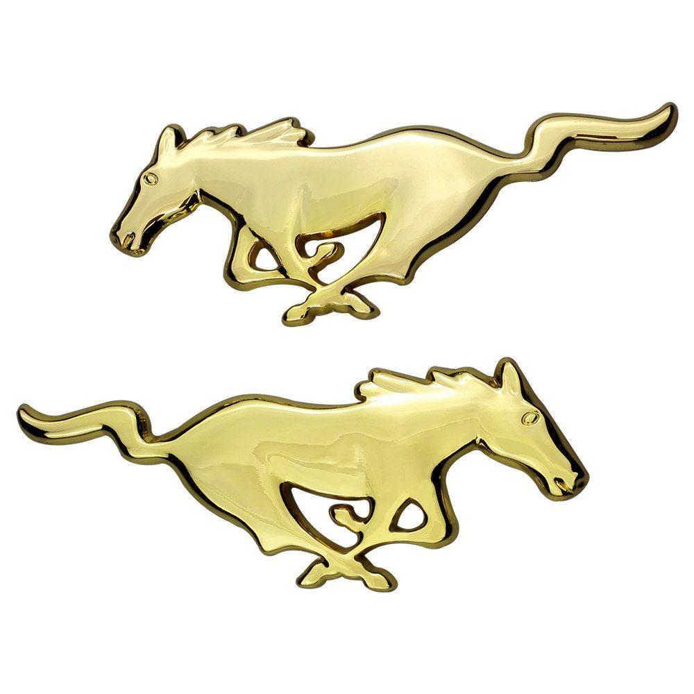 Cartoon Horse Logo - Car Sticker 3D Metal Decal Decor Anti Scratch Cool Horse Logo