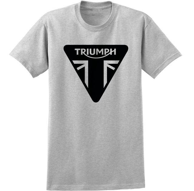 Triumph Triangle Logo - 2017 Fashion Style Triumph Triangle Logo Motorbike Motorcycle Unisex ...