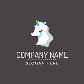 Unicorn Black and White Logo - Free Unicorn Logo Designs | DesignEvo Logo Maker
