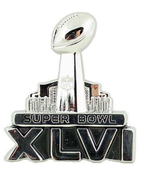 XLVI Logo - Super Bowl XLVI (46) 3 D Logo Pin