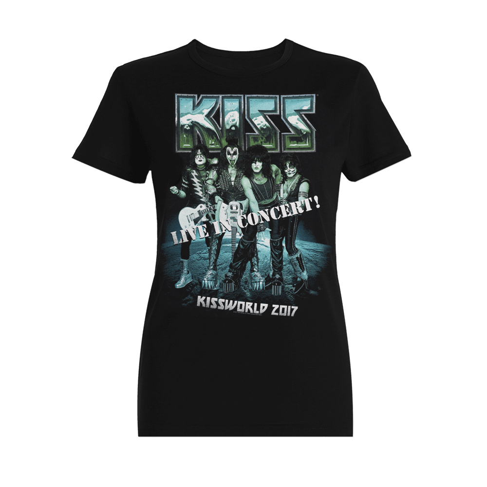 German Clothing Logo - KISSWorld Ladies Live In Concert (German Logo) - KISS Online Store