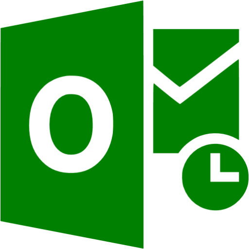 Outloook Logo - Green outlook icon - Free green office icons