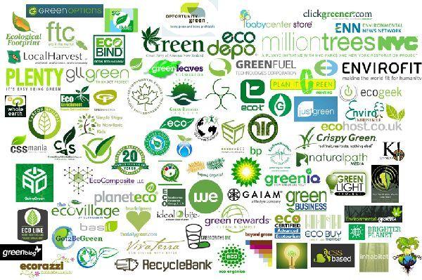Green Word Logo - 7 Creative and Green Awareness Eco Friendly Logos
