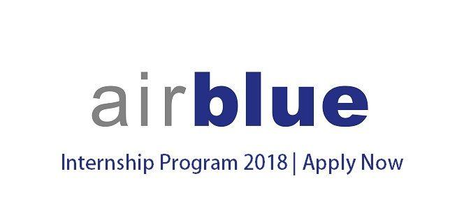 Blue Airline Logo - Air Blue Internship Program 2018