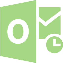 Green Outlook Logo - Guacamole green outlook icon - Free guacamole green office icons