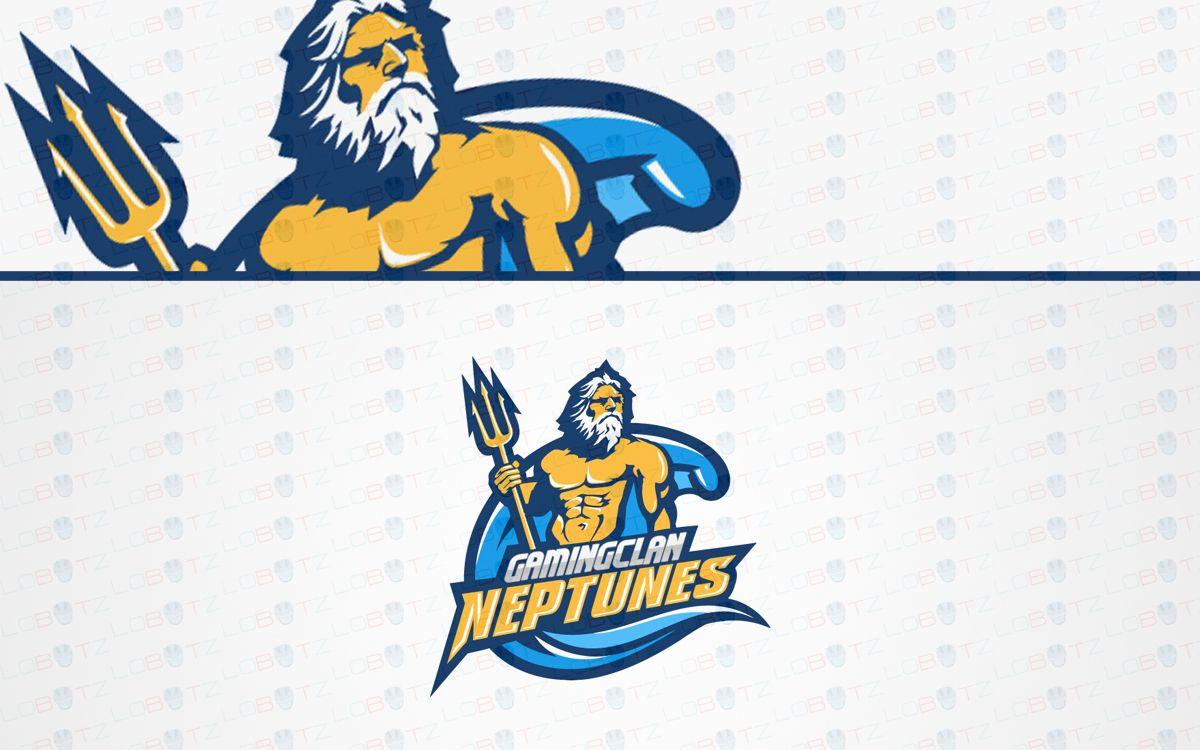 Neptune Logo - Neptune Mascot Logo Neptune ESports Logo For Sale - Lobotz