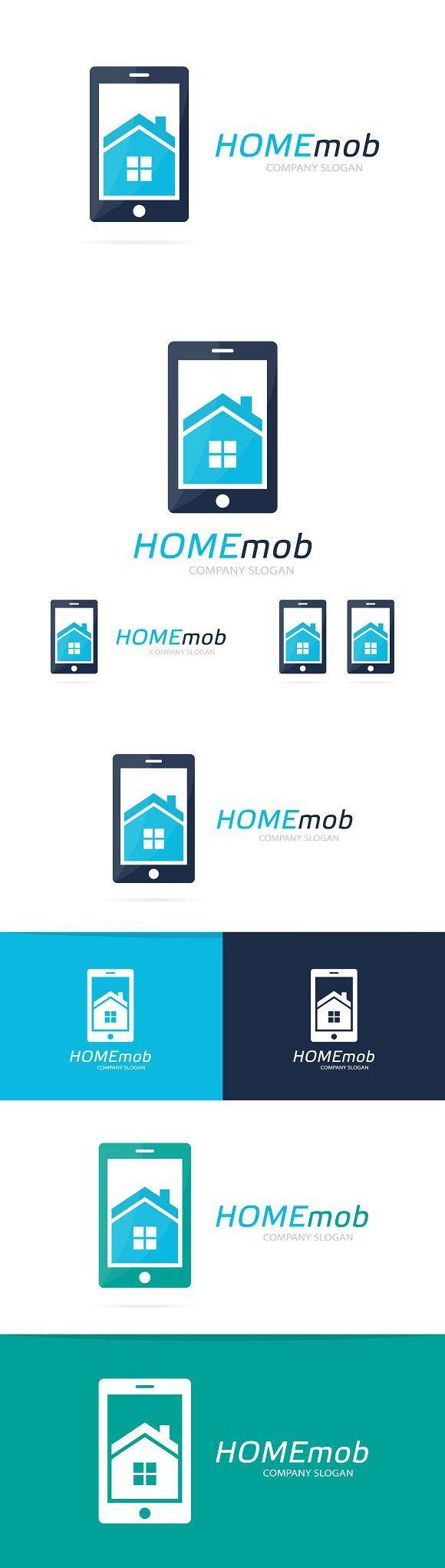 House Phone Logo - House and phone logo combination. Objects. $5.00 | Best Objects ...