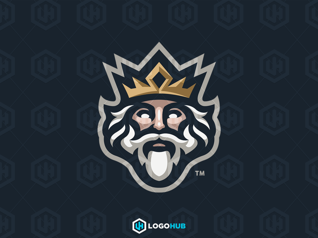 Neptune Logo - Neptune (God/King) Mascot Logo – LogoHive