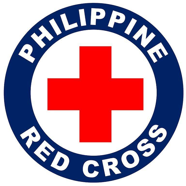 Cross Red Background Logo - Philippine Red Cross