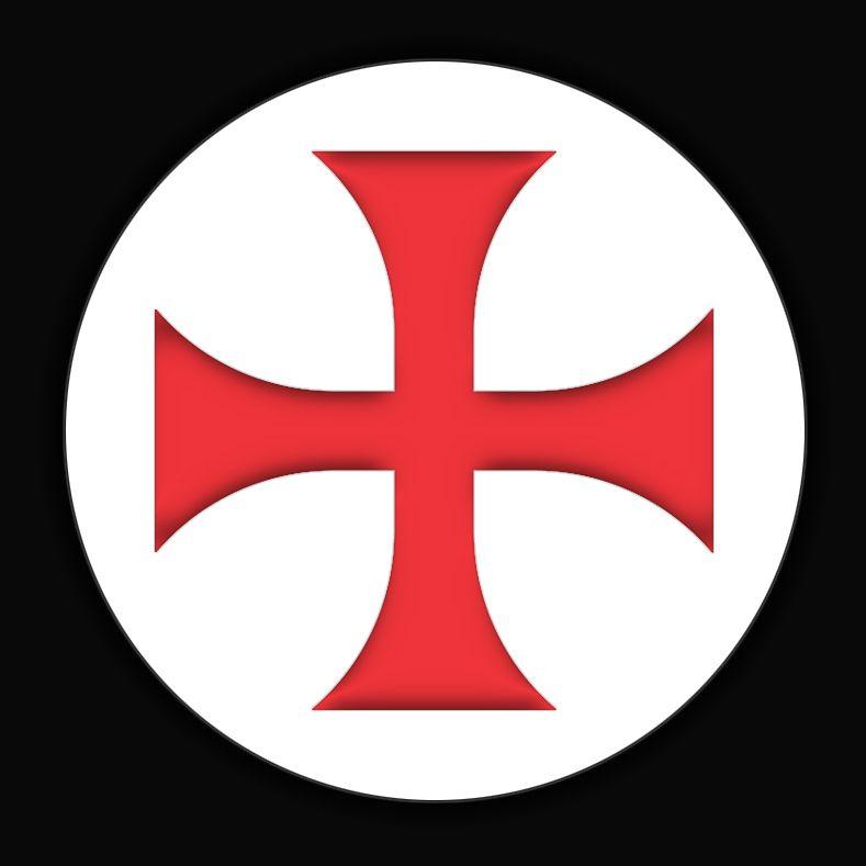 Red Black and White Cross Logo - Templar cross Archives – Knights Templar Vault