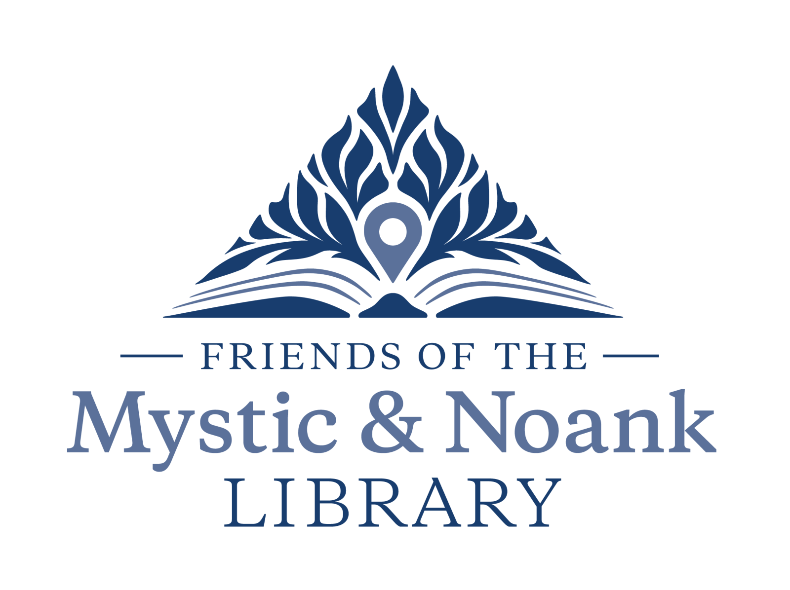 Libraray Logo - The Mystic and Noank Library - Friends of the Library