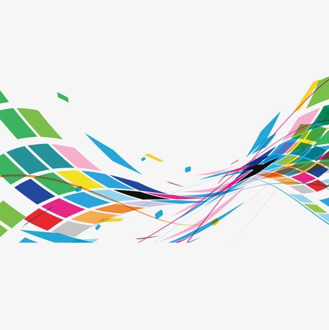 Multi Color Line Logo - Vector Speed line Multicolor Square Line Speed, Vector, Speed ...
