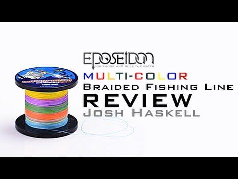 Multi Color Line Logo - Eposeidon Multi-color Braided Fishing Line Review - YouTube