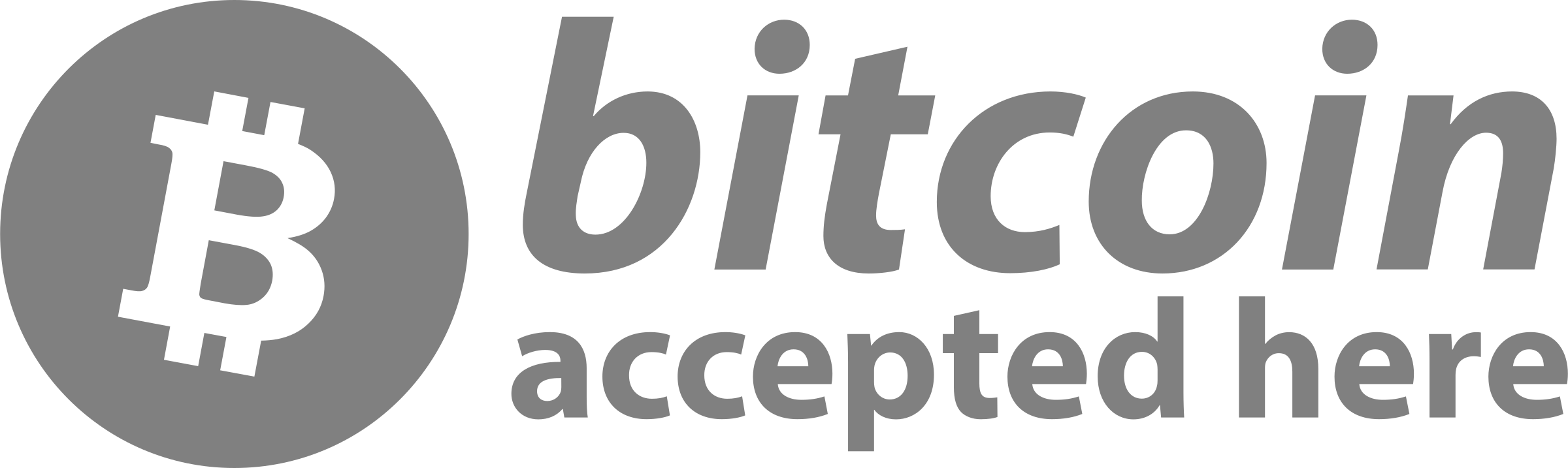 Black Bitcoin Logo - Bitcoin Accepted Here BTC Logo PNG Transparent & SVG Vector ...