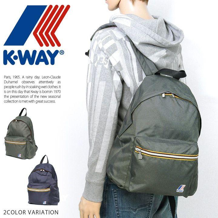 Multi Color Line Logo - BRAND OUTLET KIIROYA DUE: ♢ K-WAY Kawai men ♢ multicolor line logo ...