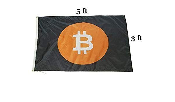 Black Bitcoin Logo - Amazon.com : Buy This New Bitcoin BTC Logo Polyester Flag ...