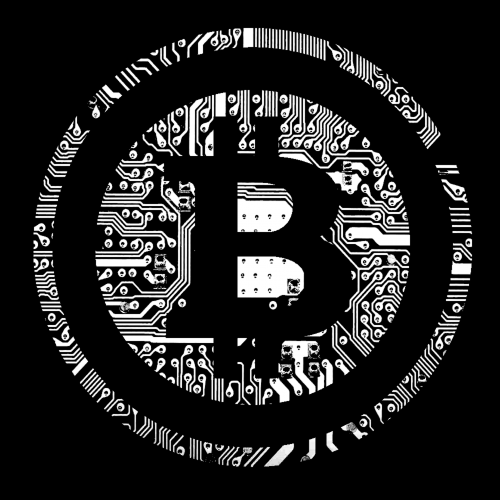 Black Bitcoin Logo - Bitcoin Logo black - file.army