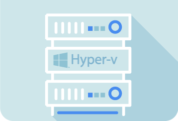 Hyper-V Server Logo - Virtual Server VPS Hyper-V Hosting - Linux and Windows VPS