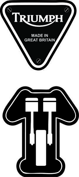 Triumph Triangle Logo - Pistons triangle logo. Stock Image Page