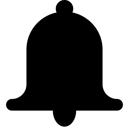 Black Bell Logo - Alarm, bell icon