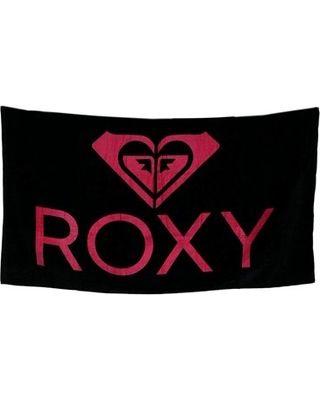 Roxy Logo - New Deals on Cotton Beach Towels Bright Pink & Black Roxy Logo Beach ...