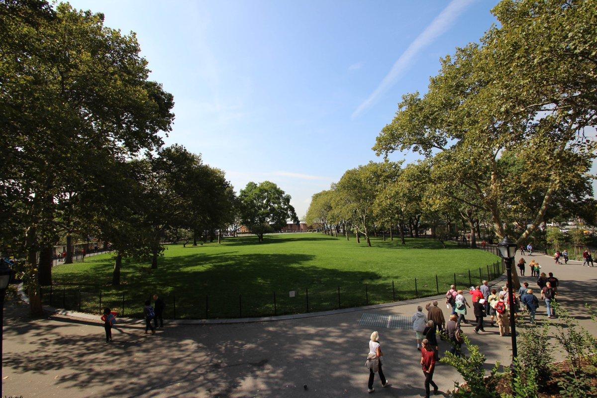 Grass Oval Logo - Oval reveal: The Battery's new lawn to open in June Villager