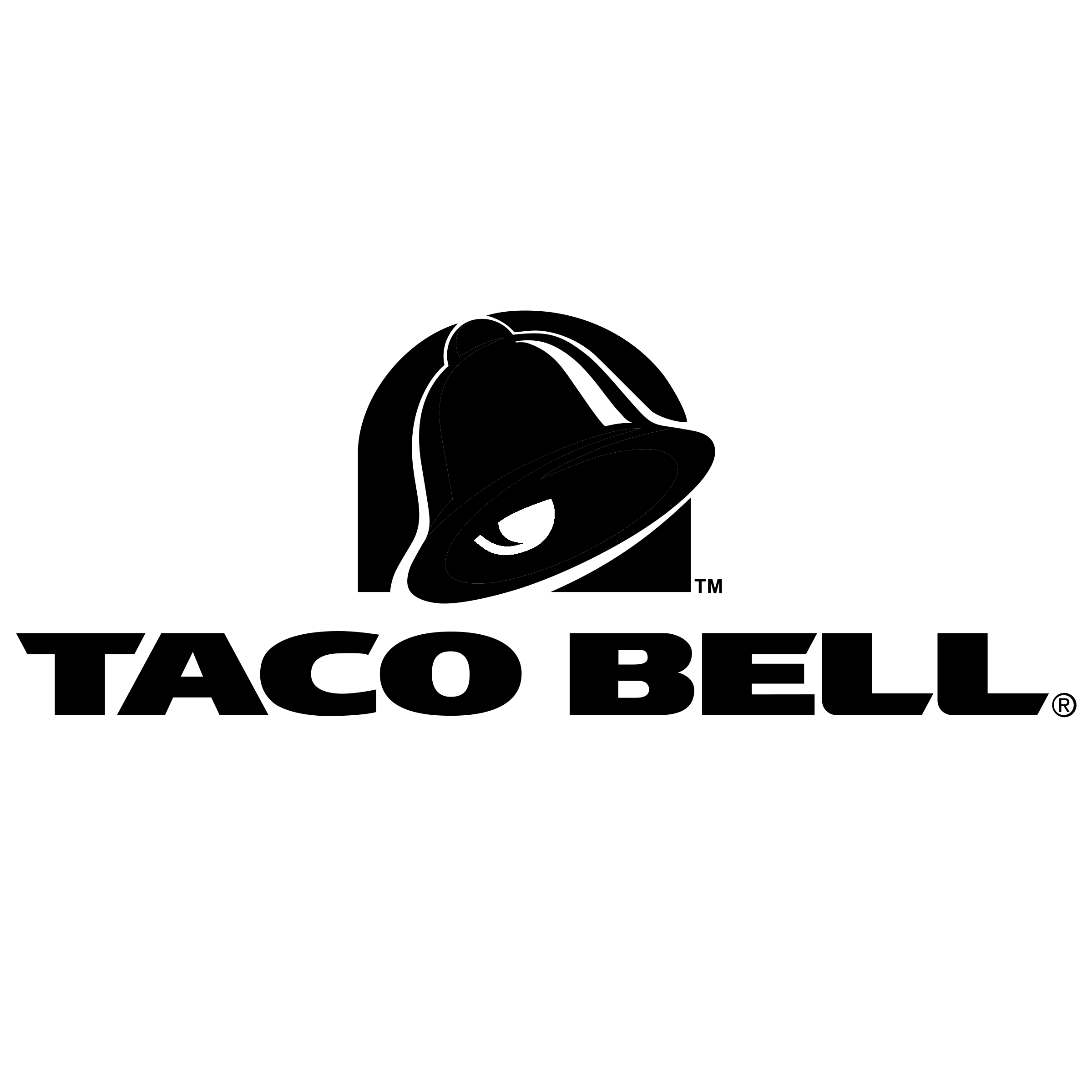 Black Bell Logo - Taco Bell Logo PNG Transparent & SVG Vector