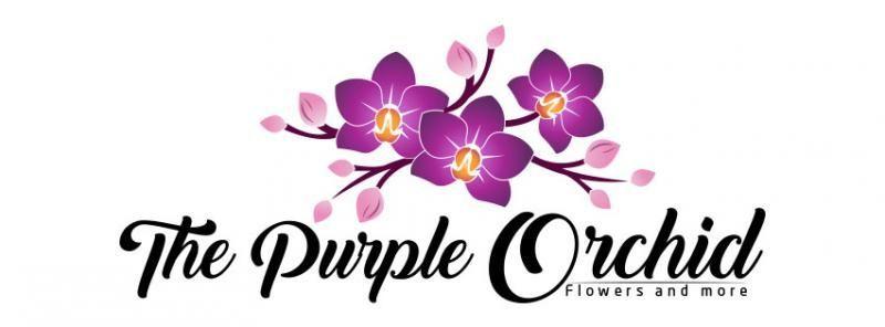 Purple Flower Logo - The Purple Orchid Bellevue, NE Florist