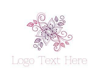 Purple Flower Logo - Flower Logo Design. Make A Flower Logo