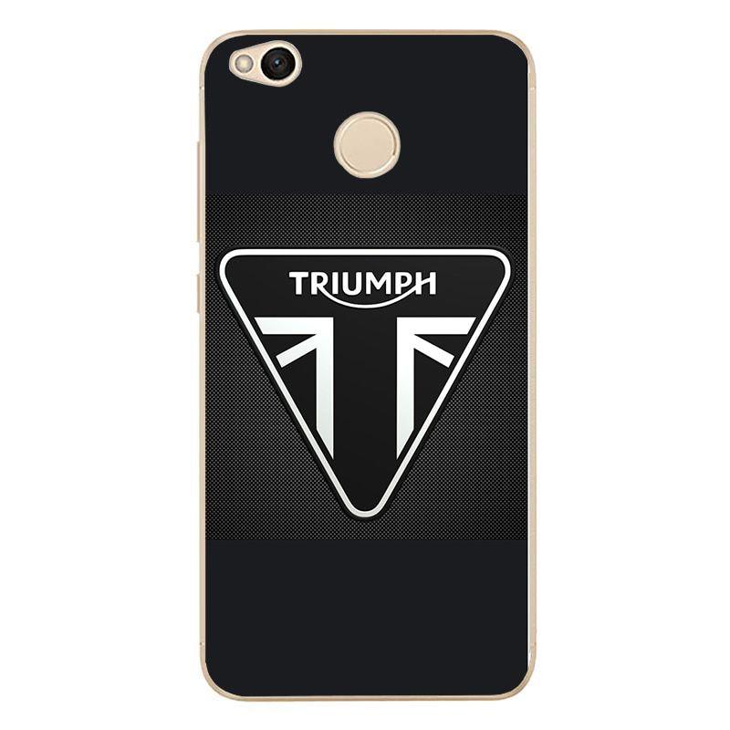 Triumph Triangle Logo - Triumph motorcycle logo Cover Soft Silicone TPU Phone Case For ...