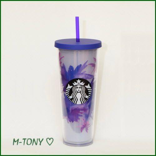 Purple Flower Logo - mtony: Starbucks Starbucks purple flower logo cold cup tumbler 710 ...