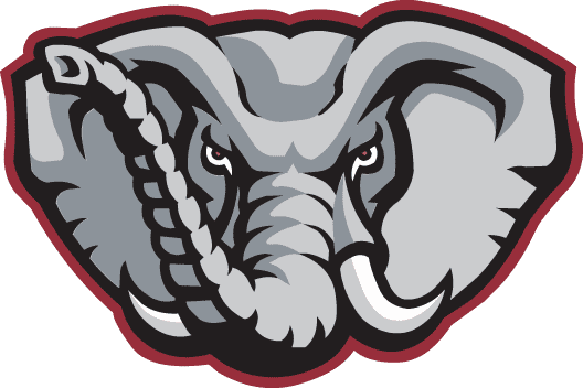 Elephant Football Logo - Pin by Hope McClellan on Painting Ideas | Alabama crimson tide, Roll ...