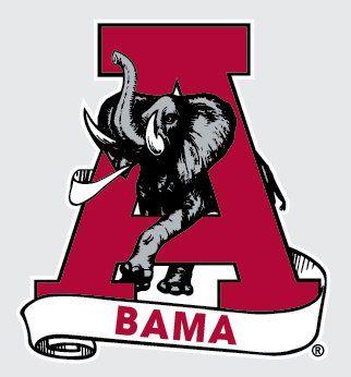 Bama Elephant Logo - Amazon.com: Alabama Crimson Tide CLASSIC AL w/ A BAMA SCROLL 4 ...