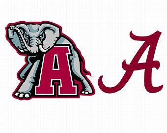 Alabama Elephant Logo - Alabama svg | Etsy