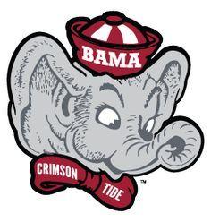 Bama Elephant Logo - Best ROLL TIDE ROLL image. Crimson tide football, Alabama