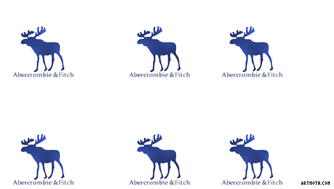 abercrombie and fitch logo animal