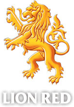 Orange and Red Lion Logo - Lion Red