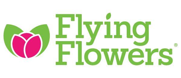 Green Flower Company Logo - Flowers Delivered | FREE UK Flower Delivery | Flying Flowers Online