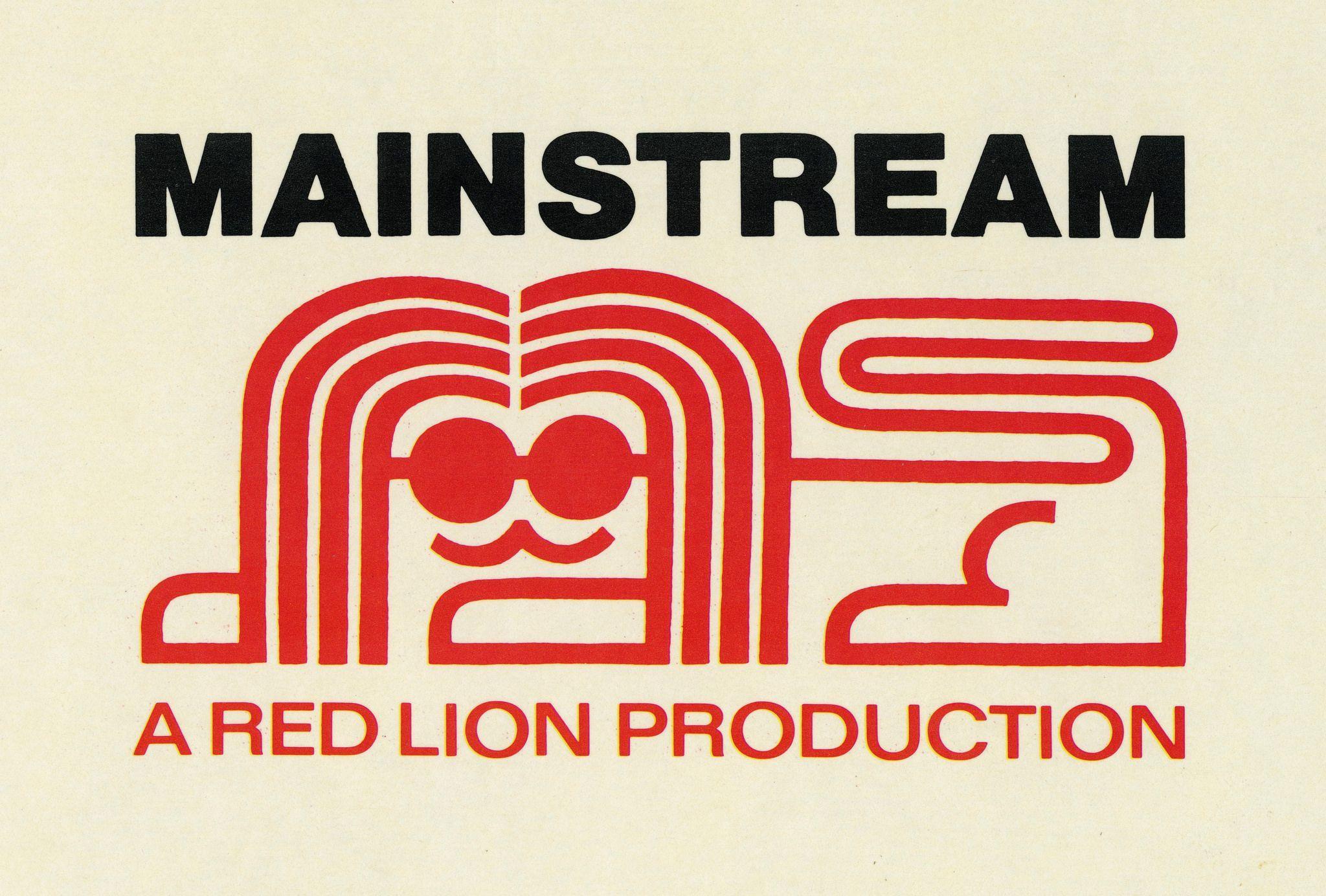 Orange and Red Lion Logo - Mainstream Records / Red Lion | Vintage Stuff | Red, Lions