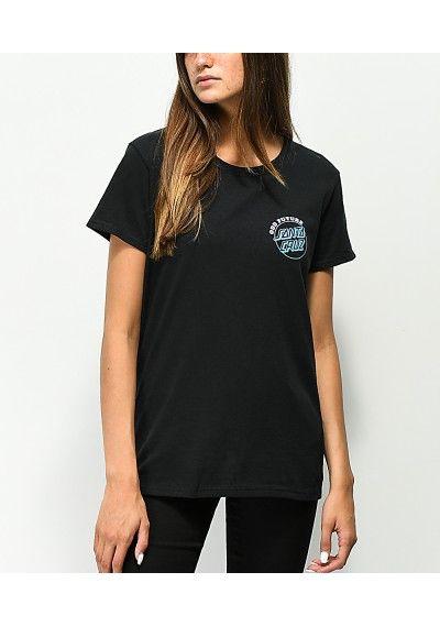 Odd Future X Santa Cruz Logo - Odd Future x Santa Cruz Black T-Shirt - Womens T-Shirts ZXo0usrK