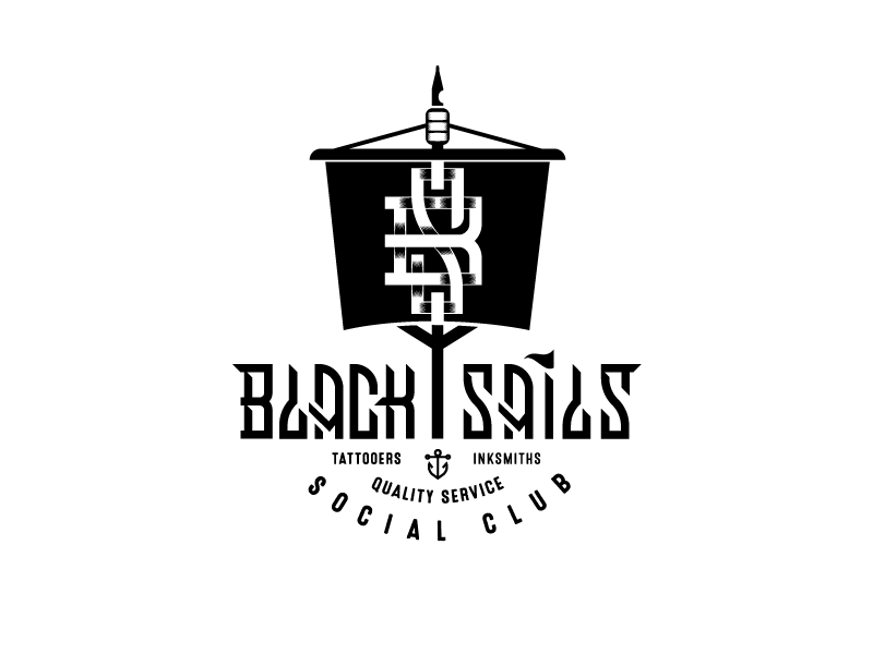 Saips Logo - BLACK SAILS LOGO OPTION by Ben Lancaster | Dribbble | Dribbble