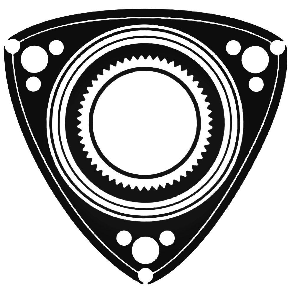 Mazda Rotary Logo - Mazda Wankel Rotary Decal Sticker