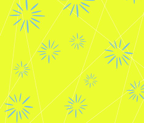 Green and Yellow Starburst Logo - Yellow Starburst - Child/Adult scale wallpaper - ellegarrettdesigns ...