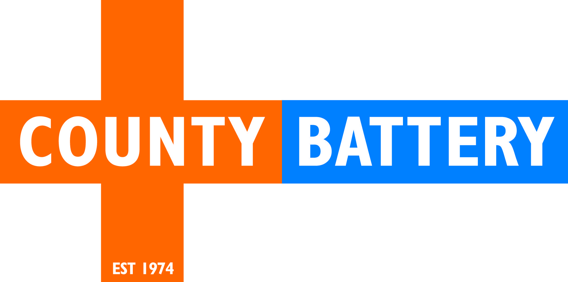 Green Battery Logo - County Battery Logo cmyk
