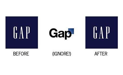 Gap Logo - A Serious Communition Gap in the New GAP Logo