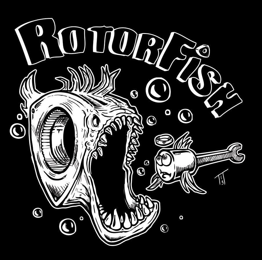 Mazda Rotary Logo - Limited Edition Rotary Engine T Shirt. Rotor Fish Wankel Rx7