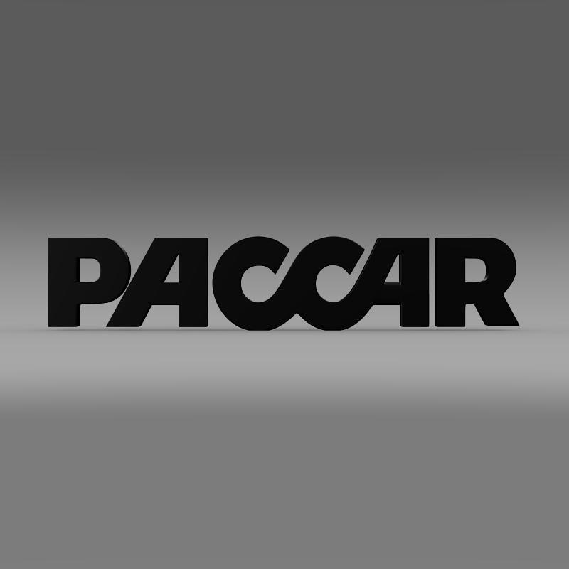 PACCAR Logo - Paccar logo 3D Model