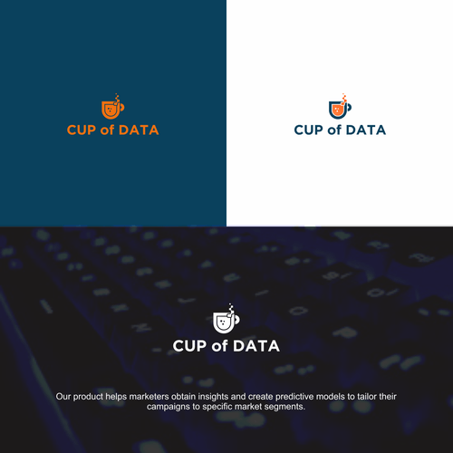 Data Logo - 3Blades to Cup of Data Logo Design | Logo design contest