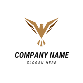 Flying Blue Eagle Logo - Free Animal Logo Designs & Pet Logo Designs | DesignEvo Logo Maker
